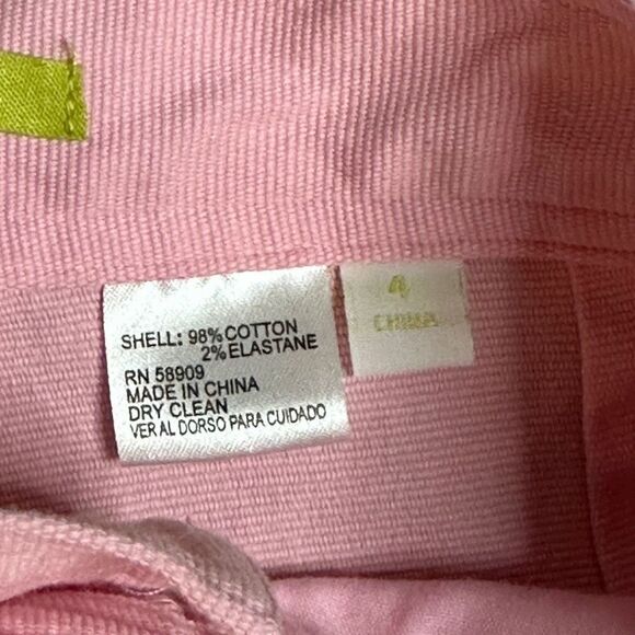 Gianni Bini Pants Cropped Raw Hem Pink High Rise Size 4 - Picture 8 of 8